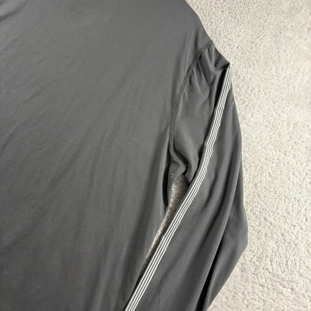 Hang Ten Rash Guard Performance Shirt Mens XL‎ Gray Black UV Protect Long Sleeve